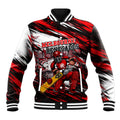 Personalised Melbourne Renegades Cricket Fan Pride Baseball Jacket Dynamic Cricket Graphic Art With Melbourne City Skyline