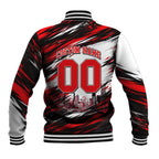 Personalised Melbourne Renegades Cricket Fan Pride Baseball Jacket Dynamic Cricket Graphic Art With Melbourne City Skyline
