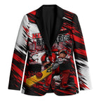 Personalised Melbourne Renegades Cricket Fan Pride Blazer Dynamic Cricket Graphic Art With Melbourne City Skyline