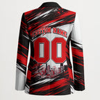 Personalised Melbourne Renegades Cricket Fan Pride Blazer Dynamic Cricket Graphic Art With Melbourne City Skyline