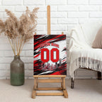 Personalised Melbourne Renegades Cricket Fan Pride Canvas Wall Art Dynamic Cricket Graphic Art With Melbourne City Skyline