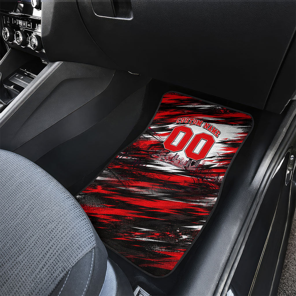 Personalised Melbourne Renegades Cricket Fan Pride Car Mats Dynamic Cricket Graphic Art With Melbourne City Skyline