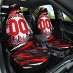 Personalised Melbourne Renegades Cricket Fan Pride Car Seat Cover Dynamic Cricket Graphic Art With Melbourne City Skyline