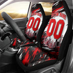 Personalised Melbourne Renegades Cricket Fan Pride Car Seat Cover Dynamic Cricket Graphic Art With Melbourne City Skyline
