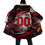 Personalised Melbourne Renegades Cricket Fan Pride Cloak Dynamic Cricket Graphic Art With Melbourne City Skyline