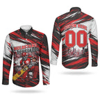 Personalised Melbourne Renegades Cricket Fan Pride Couples Matching Tank Maxi Dress and Long Sleeve Button Shirt Dynamic Cricket Graphic Art With Melbourne City Skyline