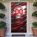 Personalised Melbourne Renegades Cricket Fan Pride Door Cover Dynamic Cricket Graphic Art With Melbourne City Skyline