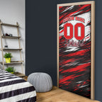 Personalised Melbourne Renegades Cricket Fan Pride Door Cover Dynamic Cricket Graphic Art With Melbourne City Skyline