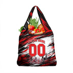 Personalised Melbourne Renegades Cricket Fan Pride Grocery Bag Dynamic Cricket Graphic Art With Melbourne City Skyline