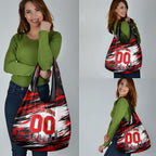 Personalised Melbourne Renegades Cricket Fan Pride Grocery Bag Dynamic Cricket Graphic Art With Melbourne City Skyline