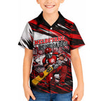 Personalised Melbourne Renegades Cricket Fan Pride Hawaiian Shirt Dynamic Cricket Graphic Art With Melbourne City Skyline