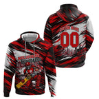 Personalised Melbourne Renegades Cricket Fan Pride Hoodie Dynamic Cricket Graphic Art With Melbourne City Skyline