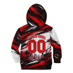 Personalised Melbourne Renegades Cricket Fan Pride Kid Hoodie Dynamic Cricket Graphic Art With Melbourne City Skyline
