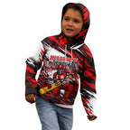 Personalised Melbourne Renegades Cricket Fan Pride Kid Hoodie Dynamic Cricket Graphic Art With Melbourne City Skyline