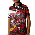 Personalised Melbourne Renegades Cricket Fan Pride Kid Polo Shirt Dynamic Cricket Graphic Art With Melbourne City Skyline