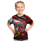 Personalised Melbourne Renegades Cricket Fan Pride Kid T Shirt Dynamic Cricket Graphic Art With Melbourne City Skyline