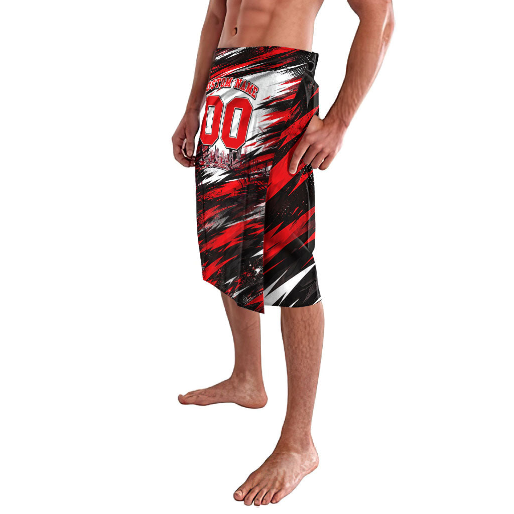Personalised Melbourne Renegades Cricket Fan Pride Lavalava Dynamic Cricket Graphic Art With Melbourne City Skyline