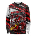 Personalised Melbourne Renegades Cricket Fan Pride Long Sleeve Shirt Dynamic Cricket Graphic Art With Melbourne City Skyline