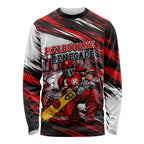 Personalised Melbourne Renegades Cricket Fan Pride Long Sleeve Shirt Dynamic Cricket Graphic Art With Melbourne City Skyline
