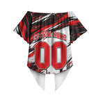 Personalised Melbourne Renegades Cricket Fan Pride Off Shoulder Wrap Waist Top Dynamic Cricket Graphic Art With Melbourne City Skyline
