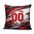 Personalised Melbourne Renegades Cricket Fan Pride Pillow Cover Dynamic Cricket Graphic Art With Melbourne City Skyline