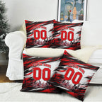 Personalised Melbourne Renegades Cricket Fan Pride Pillow Cover Dynamic Cricket Graphic Art With Melbourne City Skyline