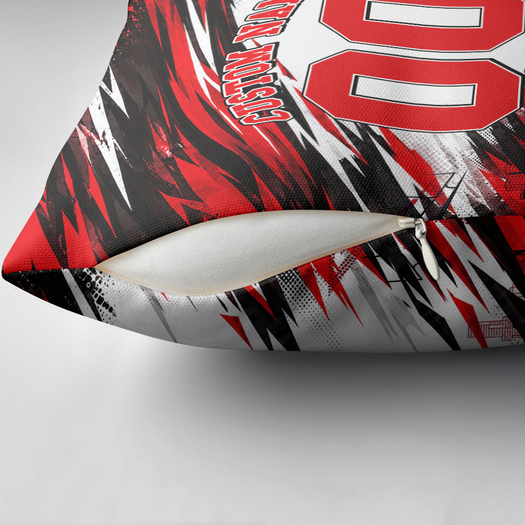 Personalised Melbourne Renegades Cricket Fan Pride Pillow Cover Dynamic Cricket Graphic Art With Melbourne City Skyline