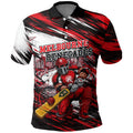 Personalised Melbourne Renegades Cricket Fan Pride Polo Shirt Dynamic Cricket Graphic Art With Melbourne City Skyline