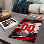 Personalised Melbourne Renegades Cricket Fan Pride Puzzle Dynamic Cricket Graphic Art With Melbourne City Skyline