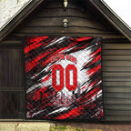 Personalised Melbourne Renegades Cricket Fan Pride Quilt Dynamic Cricket Graphic Art With Melbourne City Skyline