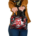 Personalised Melbourne Renegades Cricket Fan Pride Shoulder Handbag Dynamic Cricket Graphic Art With Melbourne City Skyline