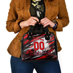 Personalised Melbourne Renegades Cricket Fan Pride Shoulder Handbag Dynamic Cricket Graphic Art With Melbourne City Skyline