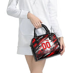 Personalised Melbourne Renegades Cricket Fan Pride Shoulder Handbag Dynamic Cricket Graphic Art With Melbourne City Skyline
