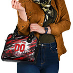 Personalised Melbourne Renegades Cricket Fan Pride Shoulder Handbag Dynamic Cricket Graphic Art With Melbourne City Skyline