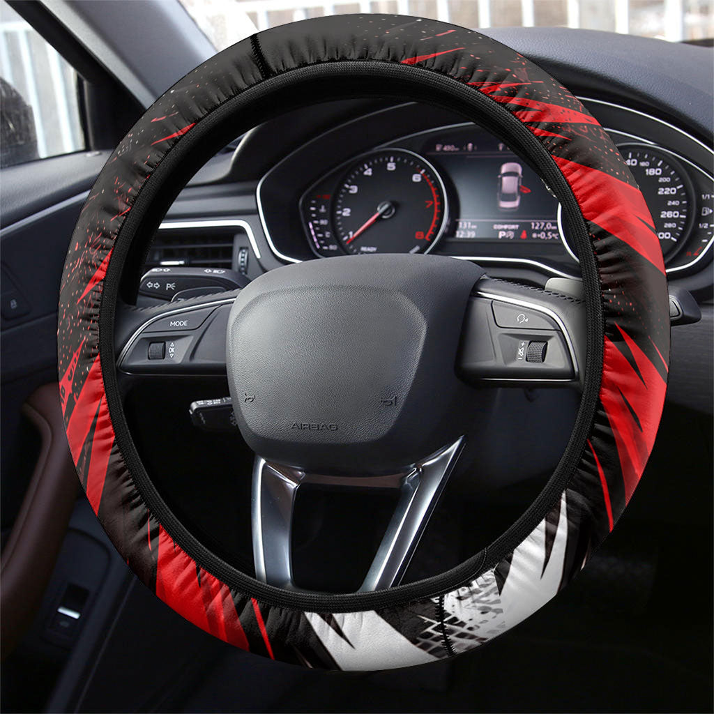 Melbourne Renegades Cricket Fan Pride Steering Wheel Cover Dynamic Cricket Graphic Art With Melbourne City Skyline
