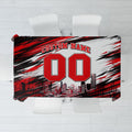 Personalised Melbourne Renegades Cricket Fan Pride Tablecloth Dynamic Cricket Graphic Art With Melbourne City Skyline