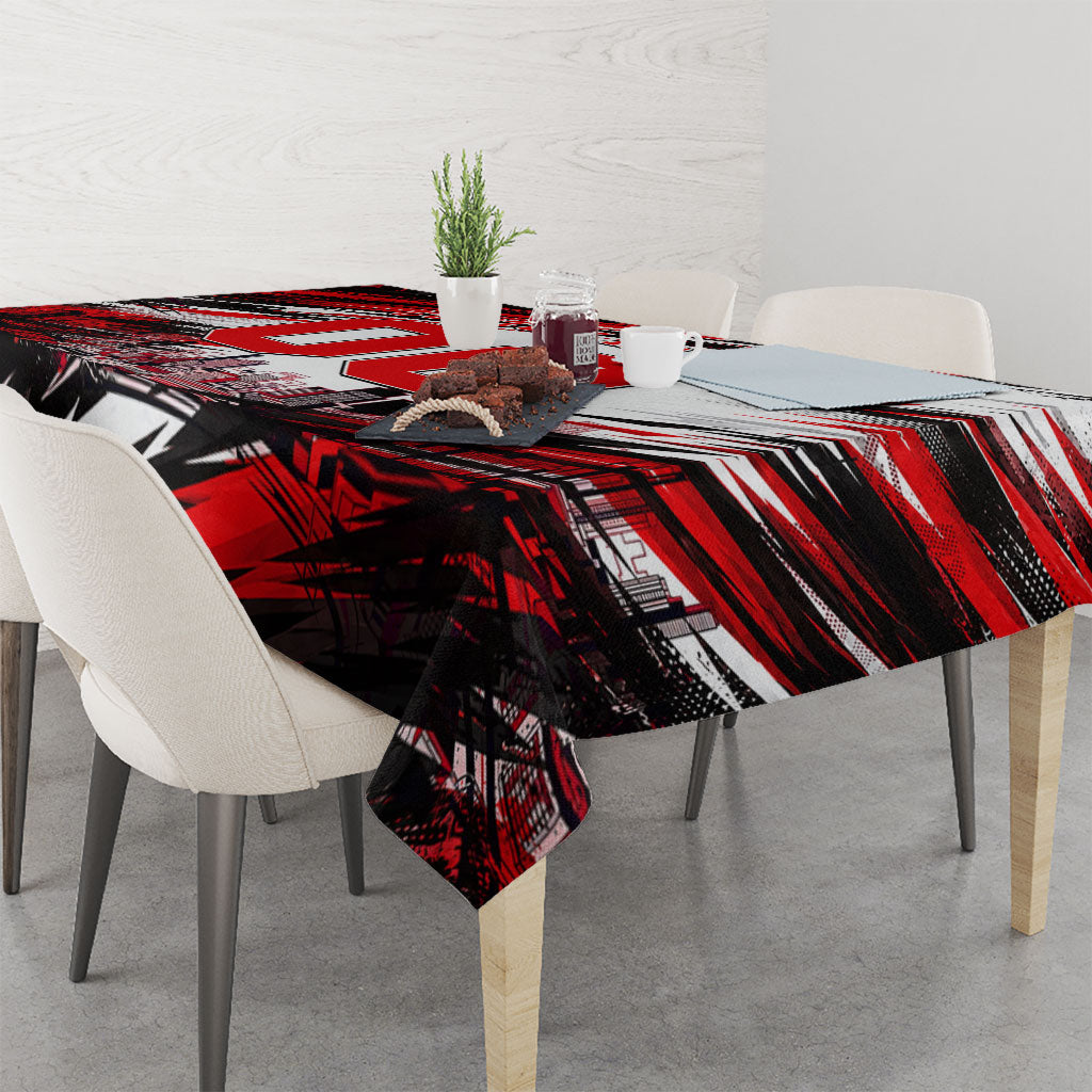 Personalised Melbourne Renegades Cricket Fan Pride Tablecloth Dynamic Cricket Graphic Art With Melbourne City Skyline