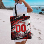 Personalised Melbourne Renegades Cricket Fan Pride Tote Bag Dynamic Cricket Graphic Art With Melbourne City Skyline