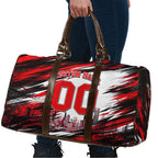 Personalised Melbourne Renegades Cricket Fan Pride Travel Bag Dynamic Cricket Graphic Art With Melbourne City Skyline