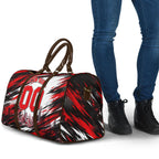Personalised Melbourne Renegades Cricket Fan Pride Travel Bag Dynamic Cricket Graphic Art With Melbourne City Skyline