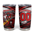 Personalised Melbourne Renegades Cricket Fan Pride Tumbler Cup Dynamic Cricket Graphic Art With Melbourne City Skyline