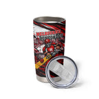 Personalised Melbourne Renegades Cricket Fan Pride Tumbler Cup Dynamic Cricket Graphic Art With Melbourne City Skyline