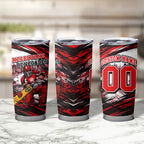 Personalised Melbourne Renegades Cricket Fan Pride Tumbler Cup Dynamic Cricket Graphic Art With Melbourne City Skyline