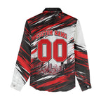 Personalised Melbourne Renegades Cricket Fan Pride Women Casual Shirt Dynamic Cricket Graphic Art With Melbourne City Skyline