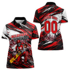 Personalised Melbourne Renegades Cricket Fan Pride Women Polo Shirt Dynamic Cricket Graphic Art With Melbourne City Skyline