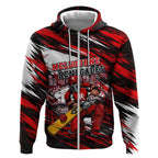 Personalised Melbourne Renegades Cricket Fan Pride Zip Hoodie Dynamic Cricket Graphic Art With Melbourne City Skyline