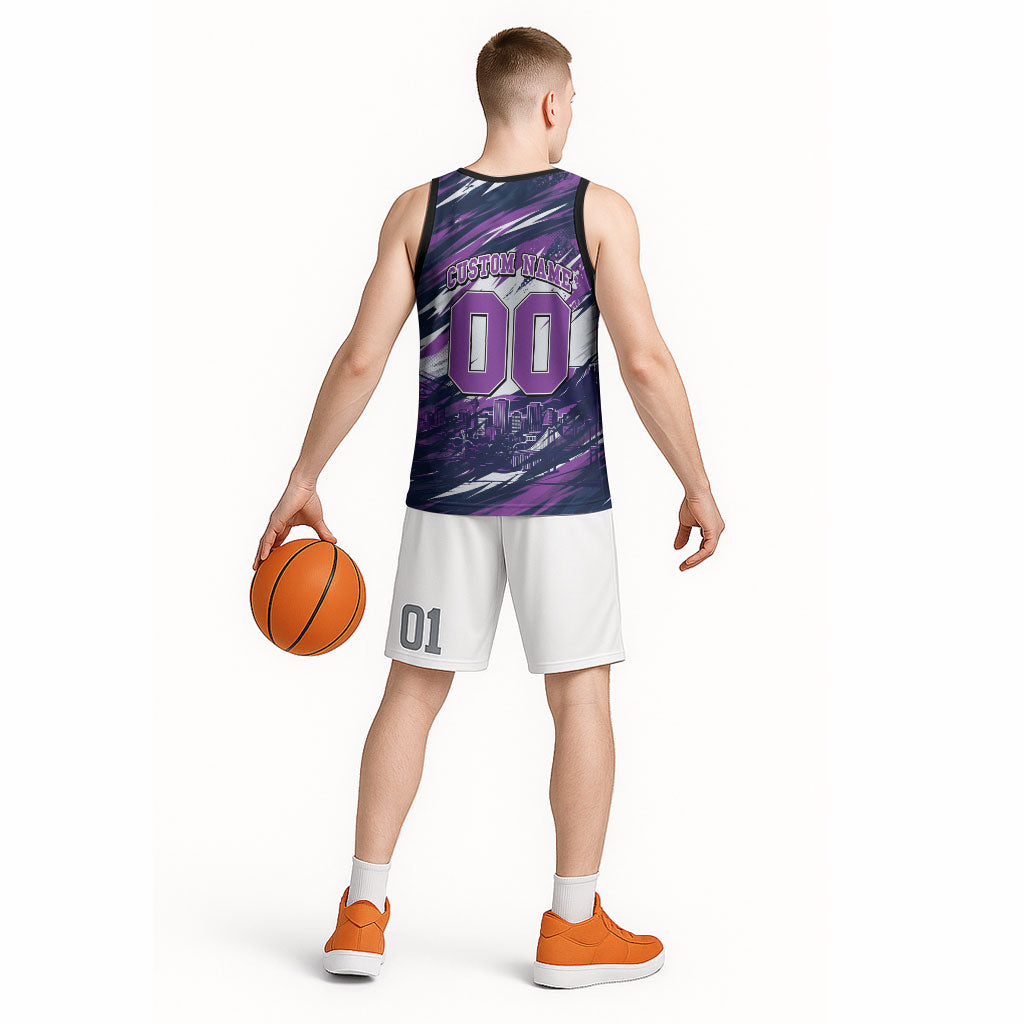 Personalised Hobart Hurricanes Cricket Fan Pride Basketball Jersey Dynamic Swirling Storm Cricket Graphic Art With Hobart Skyline