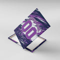 Personalised Hobart Hurricanes Cricket Fan Pride Canvas Wall Art Dynamic Swirling Storm Cricket Graphic Art With Hobart Skyline