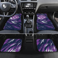 Personalised Hobart Hurricanes Cricket Fan Pride Car Mats Dynamic Swirling Storm Cricket Graphic Art With Hobart Skyline