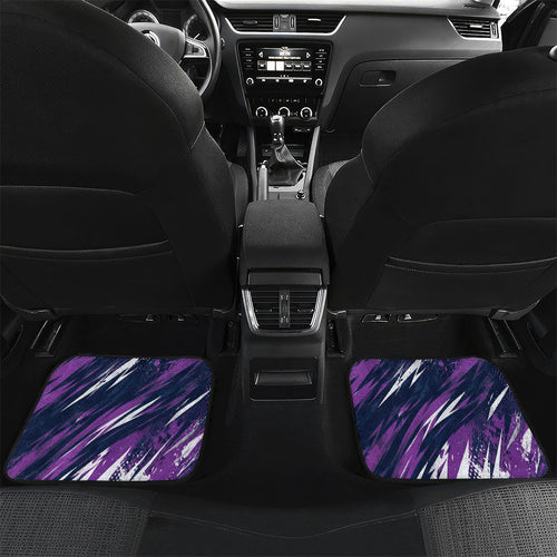 Personalised Hobart Hurricanes Cricket Fan Pride Car Mats Dynamic Swirling Storm Cricket Graphic Art With Hobart Skyline